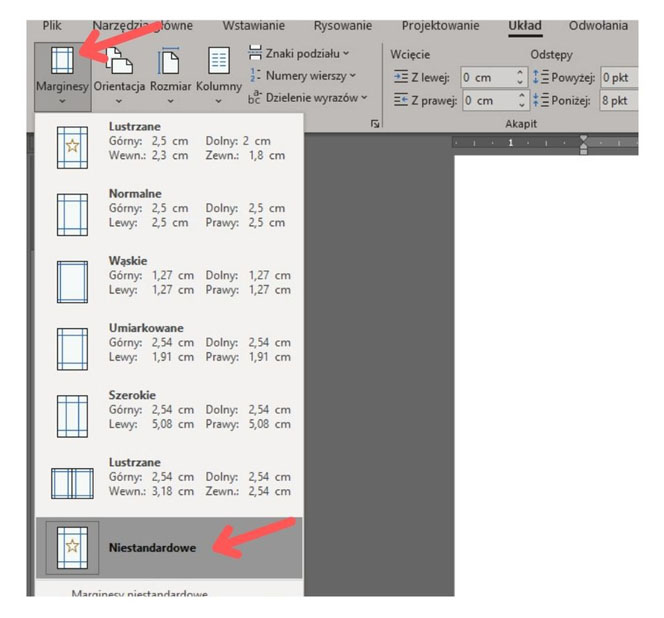 marginesy pracy dyplomowej Jak ustawić marginesy w pracy dyplomowej?